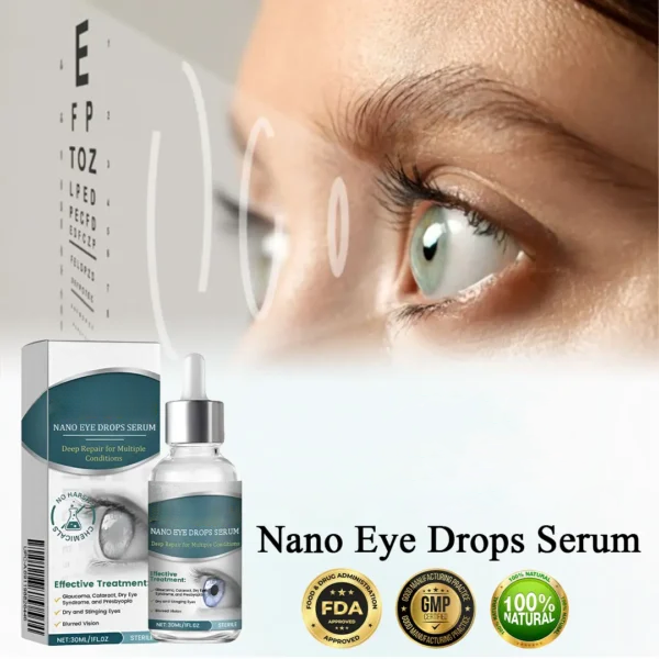 Nano Vision Serum – Cutting-Edge Nano Technology for Crystal-Clear Eyes, No Glasses Needed