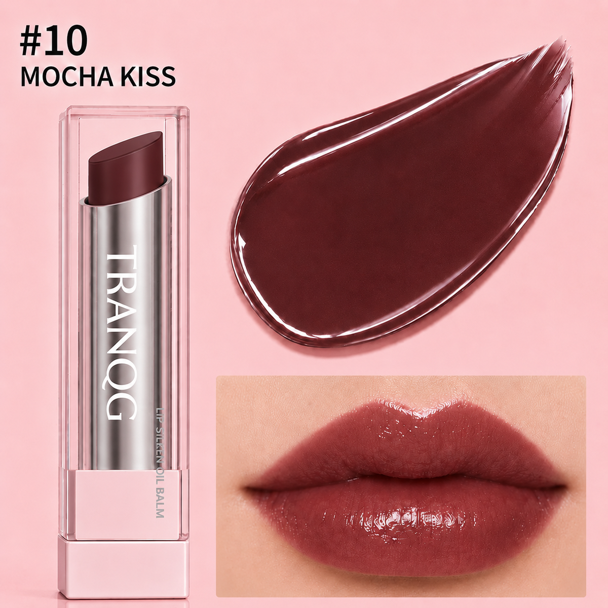 🔥Last Day Buy 1 Get 1 Free|TRANQG GLOW VEIL LIP SHEEN OIL BALM