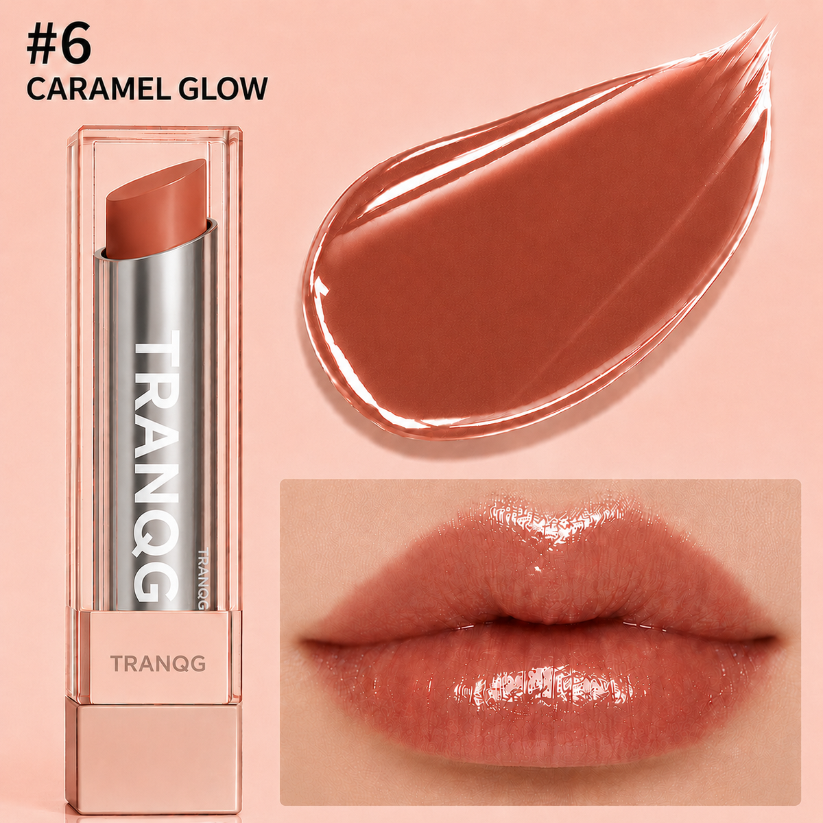 🔥Last Day Buy 1 Get 1 Free|TRANQG GLOW VEIL LIP SHEEN OIL BALM