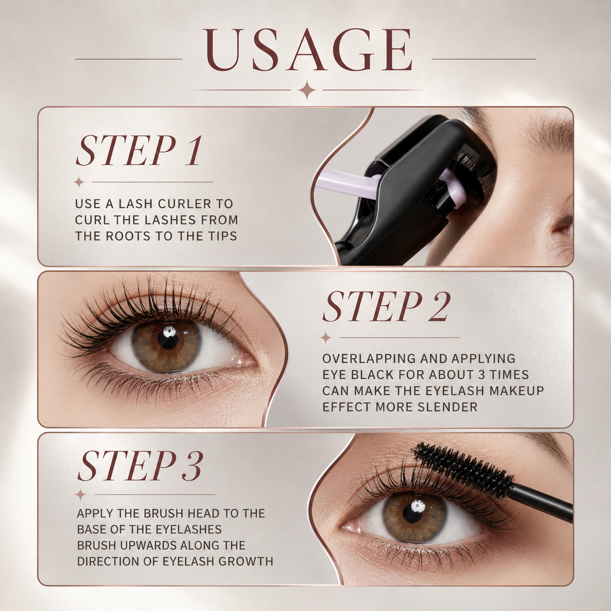 Lengthening & Volumizing Mascara – Clump-Free Lashes