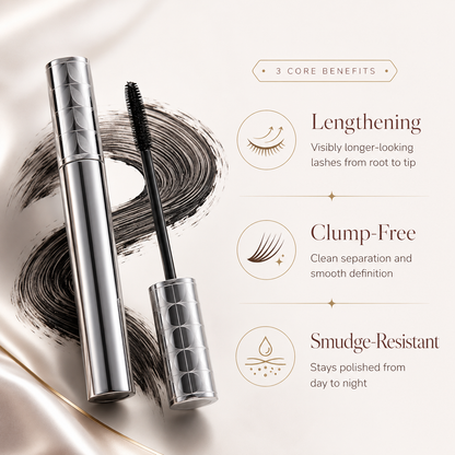 Lengthening & Volumizing Mascara – Clump-Free Lashes