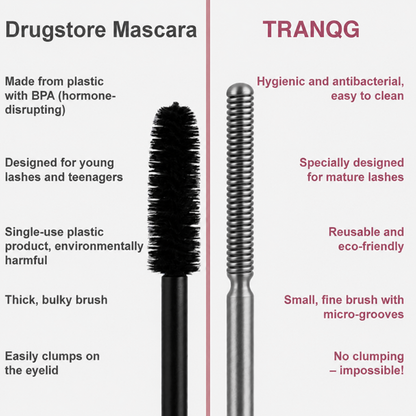 TRANQG® Waterproof Fibre Mascara💧  – Volume & Length without Clumping for Dramatic Moments