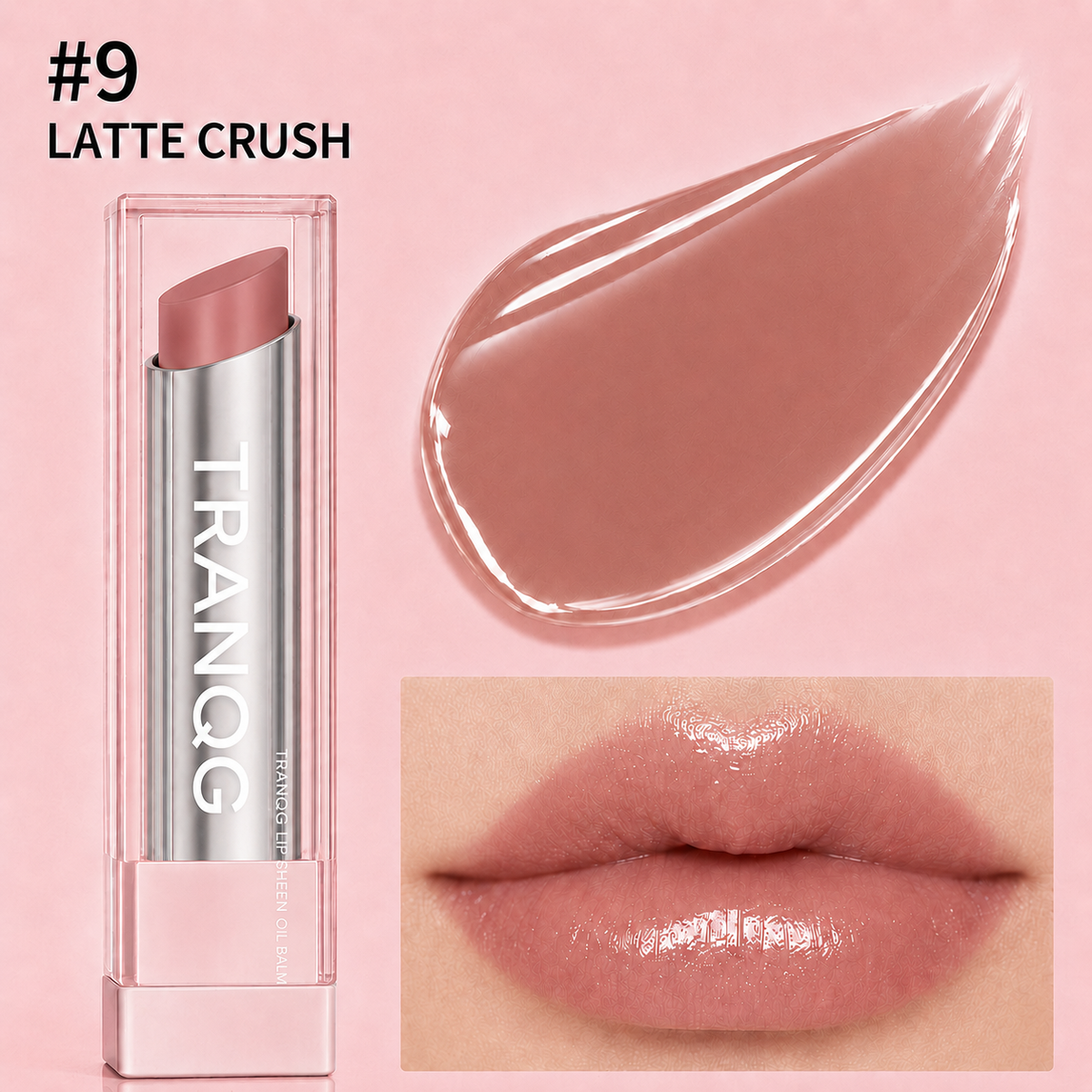 🔥Last Day Buy 1 Get 1 Free|TRANQG GLOW VEIL LIP SHEEN OIL BALM