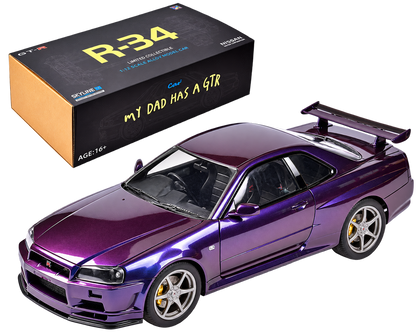 Capo GTR SkyLine GT-R R34 Drift Car Model Building kits 1/12 Scale 2.4Ghz