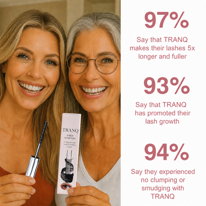 TRANQG® Waterproof Fibre Mascara💧  – Volume & Length without Clumping for Dramatic Moments