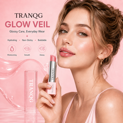 🔥Last Day Buy 1 Get 1 Free|TRANQG GLOW VEIL LIP SHEEN OIL BALM