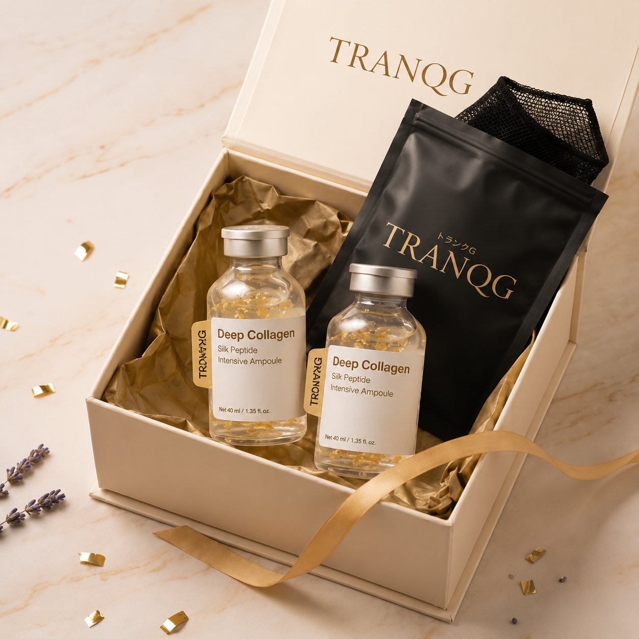 TRANQG Korean Silk Collagen Ampoule