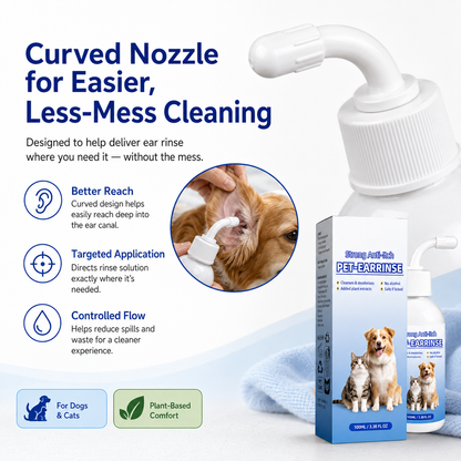 👩‍⚕️Celsiora® Pet Ear Cleansing Solution✅ FDA Approved🐶 🐈️