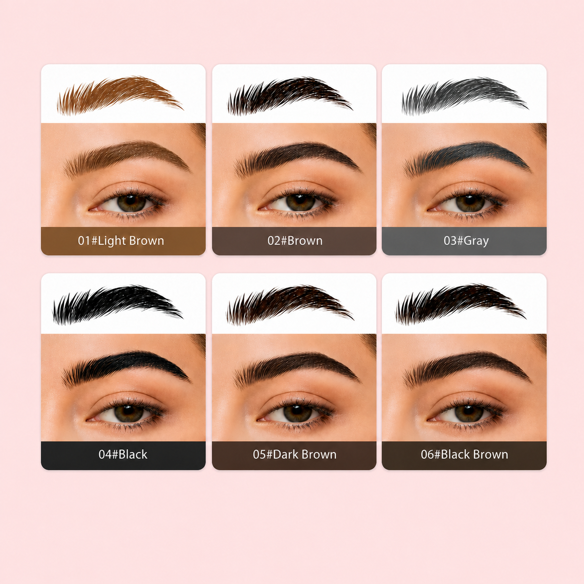 🖌️ Waterproof Micro-Fork Brow Pencil – Natural Hair-Like Brows
