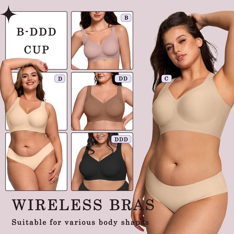 ✨Full coverage wireless bra