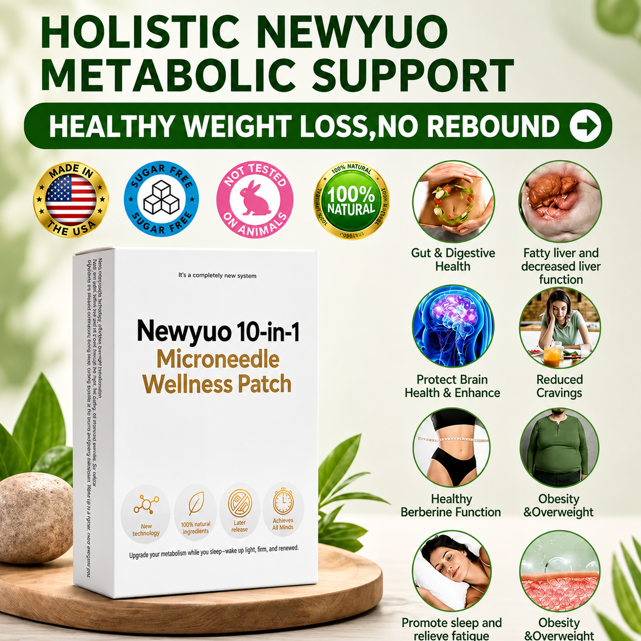 Berberine 10-in-1 Microneedle Wellness Patch
