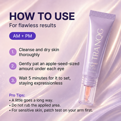 TRANQG™ Instant Lift Eye Gel