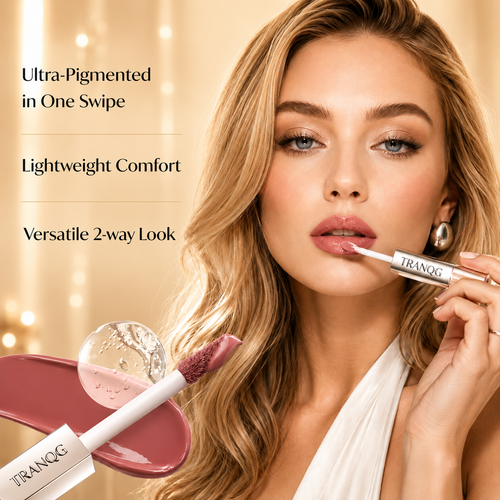 🔆Perfect Twin Lip — Dual-Ended Liquid Lipstick with Velvet Matte Color and Glossy Shine