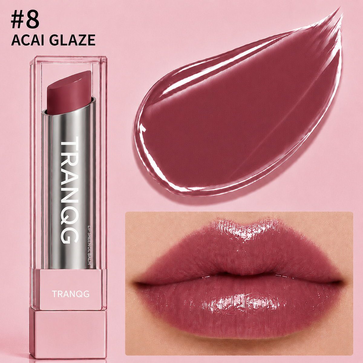 🔥Last Day Buy 1 Get 1 Free|TRANQG GLOW VEIL LIP SHEEN OIL BALM