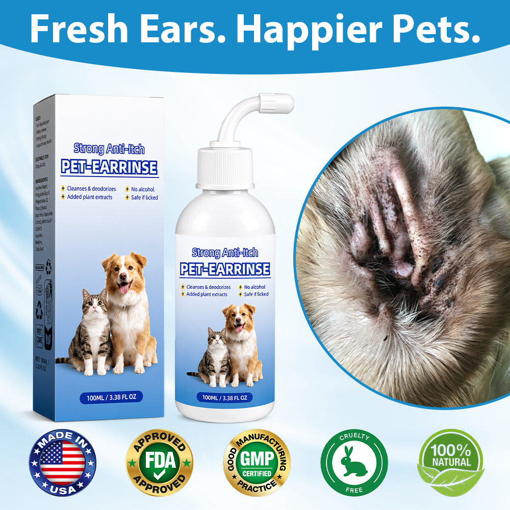 👩‍⚕️Celsiora® Pet Ear Cleansing Solution✅ FDA Approved🐶 🐈️