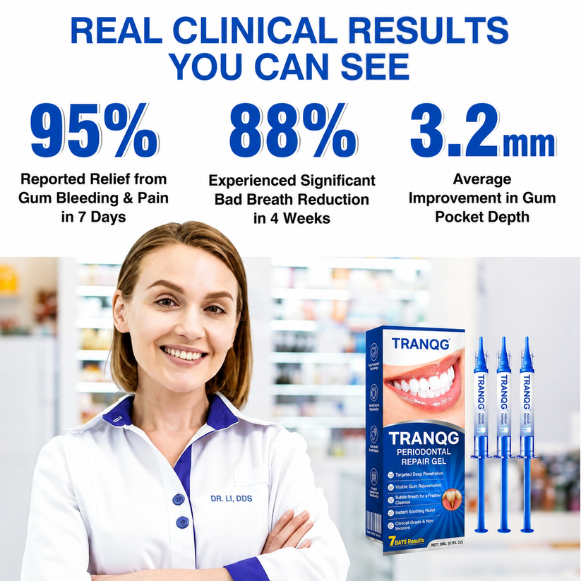 TRANQG GumRevive reported oral care outcomes
